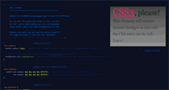 Desktop Screenshot of css3please.com